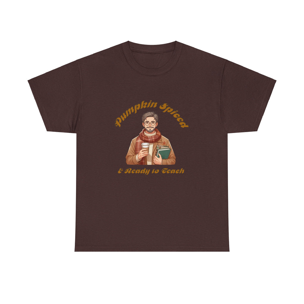 Pumpkin Spiced 7 Unisex Heavy Cotton Tee