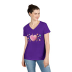 Love Hearts V-Neck T-Shirt
