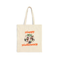 Happy Halloween Cotton Canvas Tote Bag