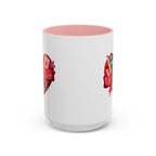 Teaching is Love Valentine’s Accent Coffee Mug (11oz, 15oz)