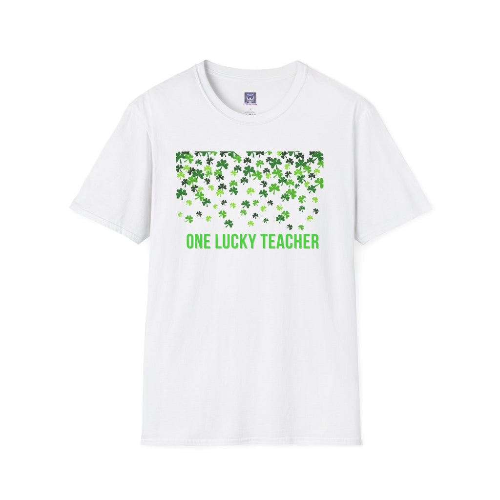 One Lucky Teacher Unisex Softstyle T-Shirt