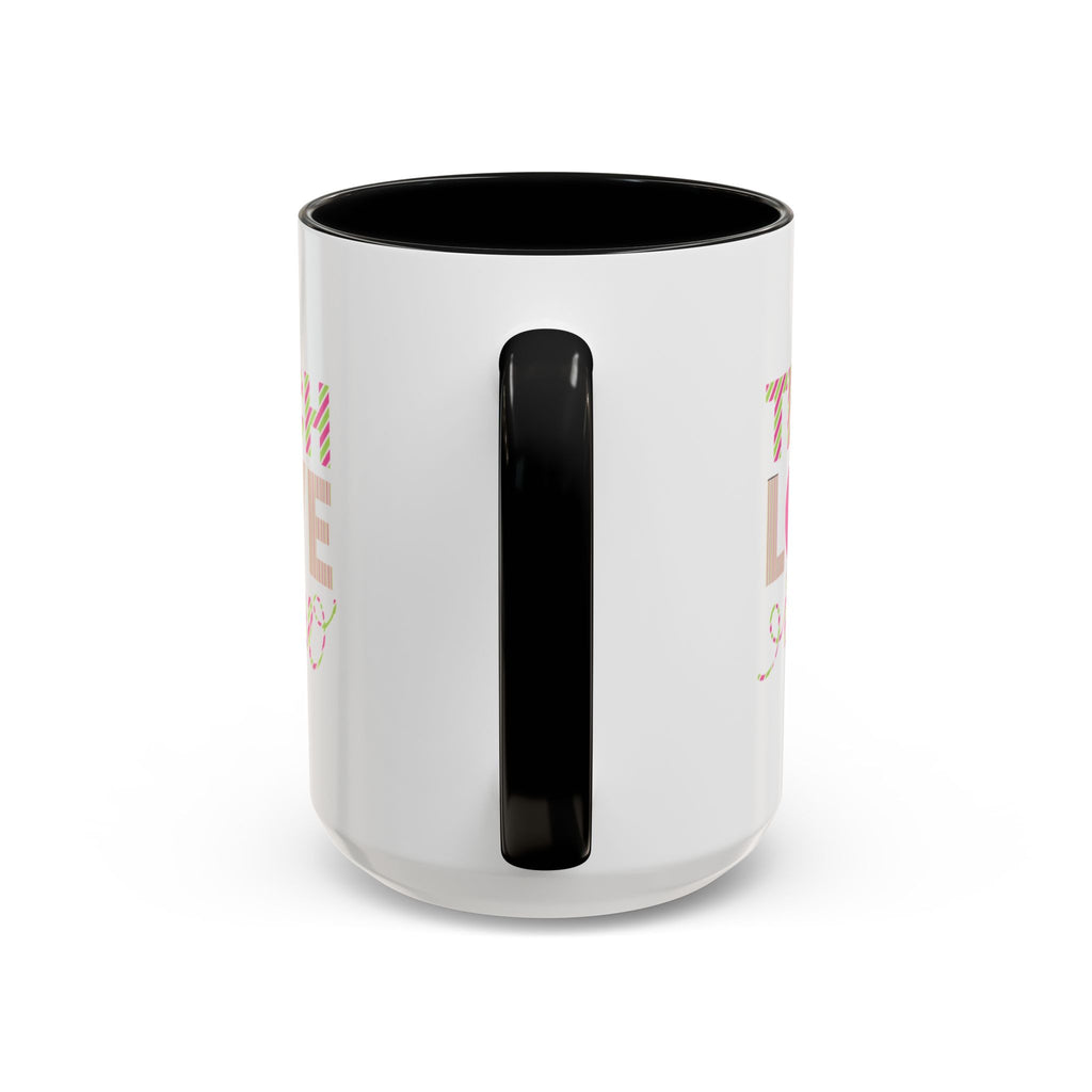 Teach Love Inspire Accent Coffee Mug