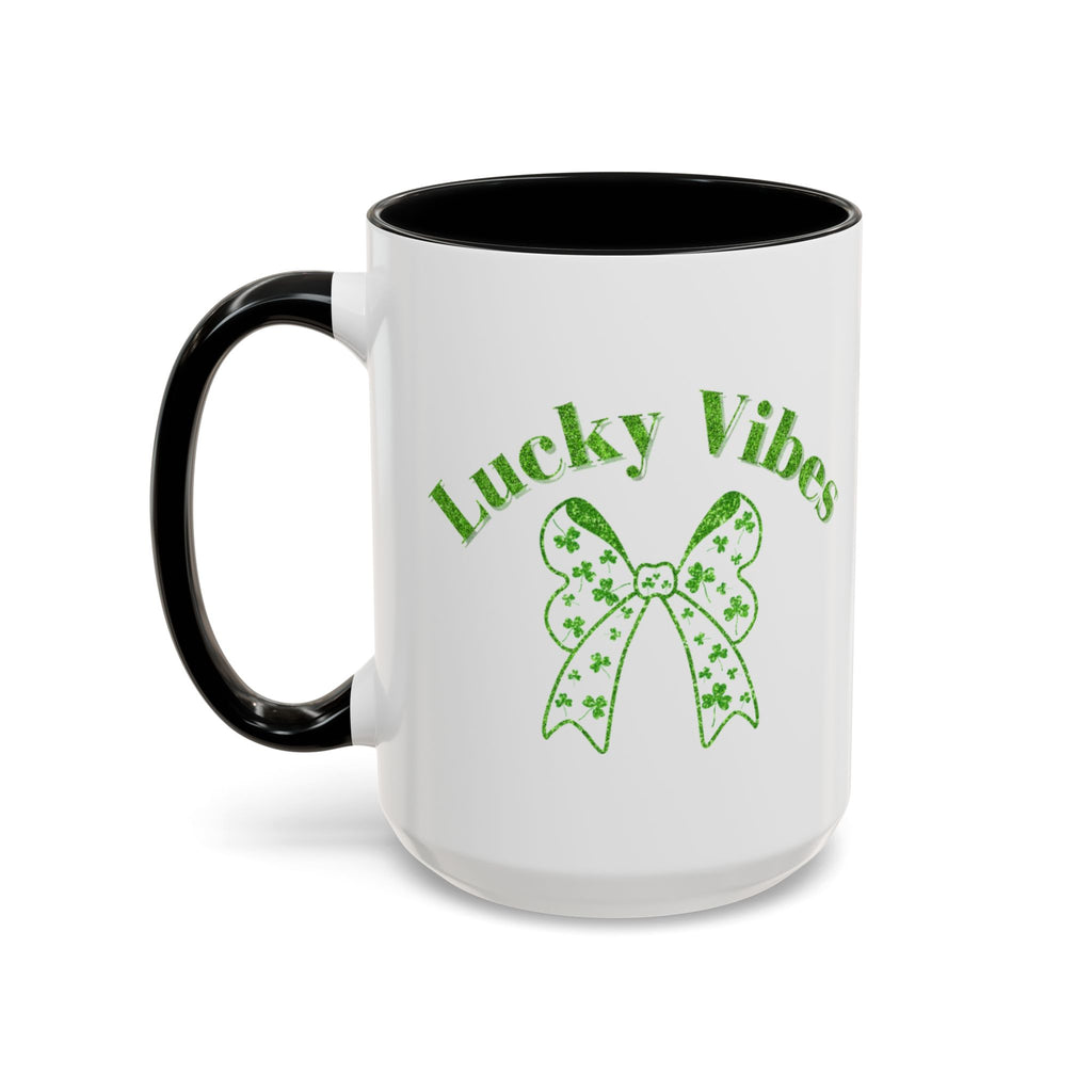 Lucky Vibes Accent Coffee Mug