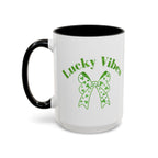 Lucky Vibes Accent Coffee Mug