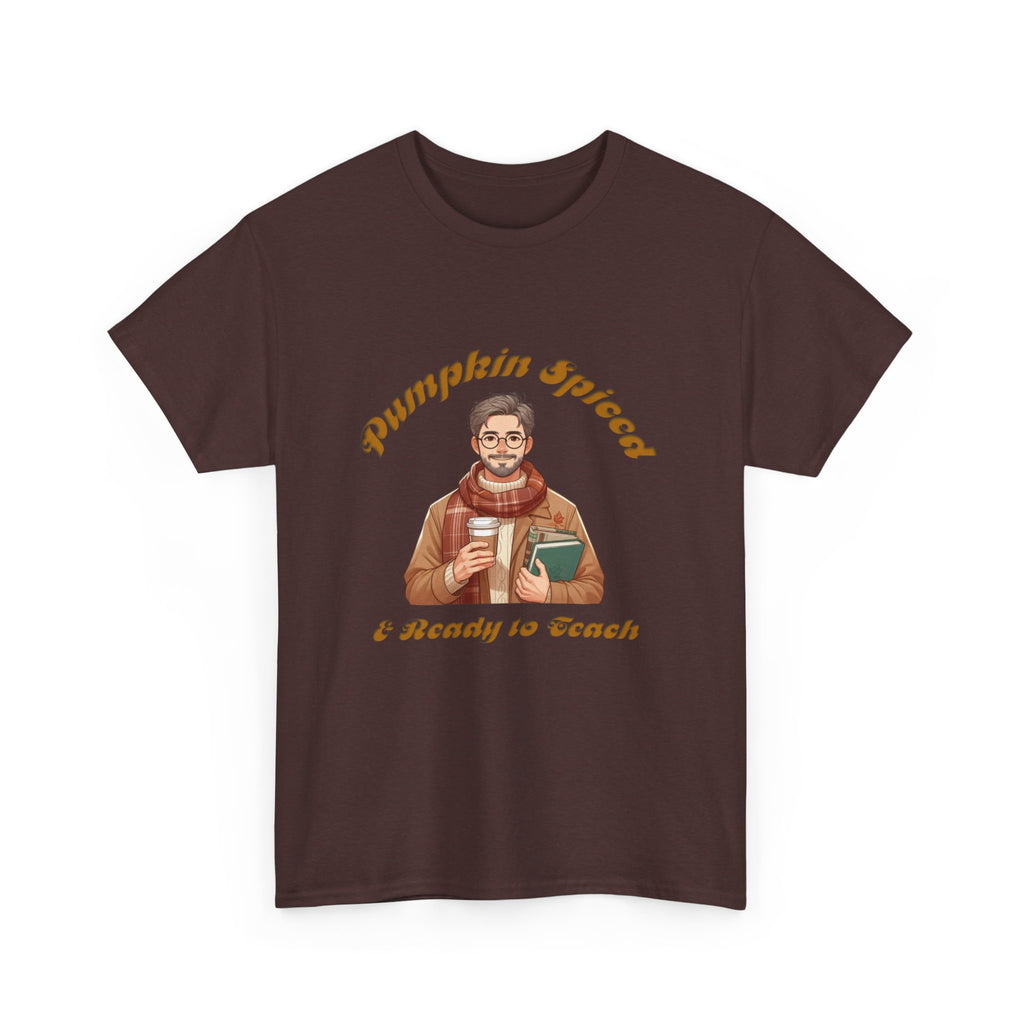 Pumpkin Spiced 7 Unisex Heavy Cotton Tee