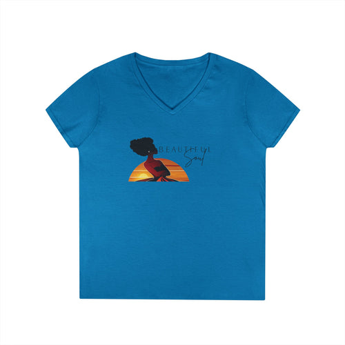 Beautiful Soul Ladies' V-Neck T-Shirt