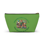 Shaping the Leaders of Tomorrow Green Accessory Pouch w T-bottom