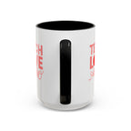 Teach Love Inspire Accent Coffee Mug