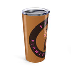 20oz Tumbler Fierce and Flawless in Pink