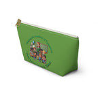 Shaping the Leaders of Tomorrow Green Accessory Pouch w T-bottom