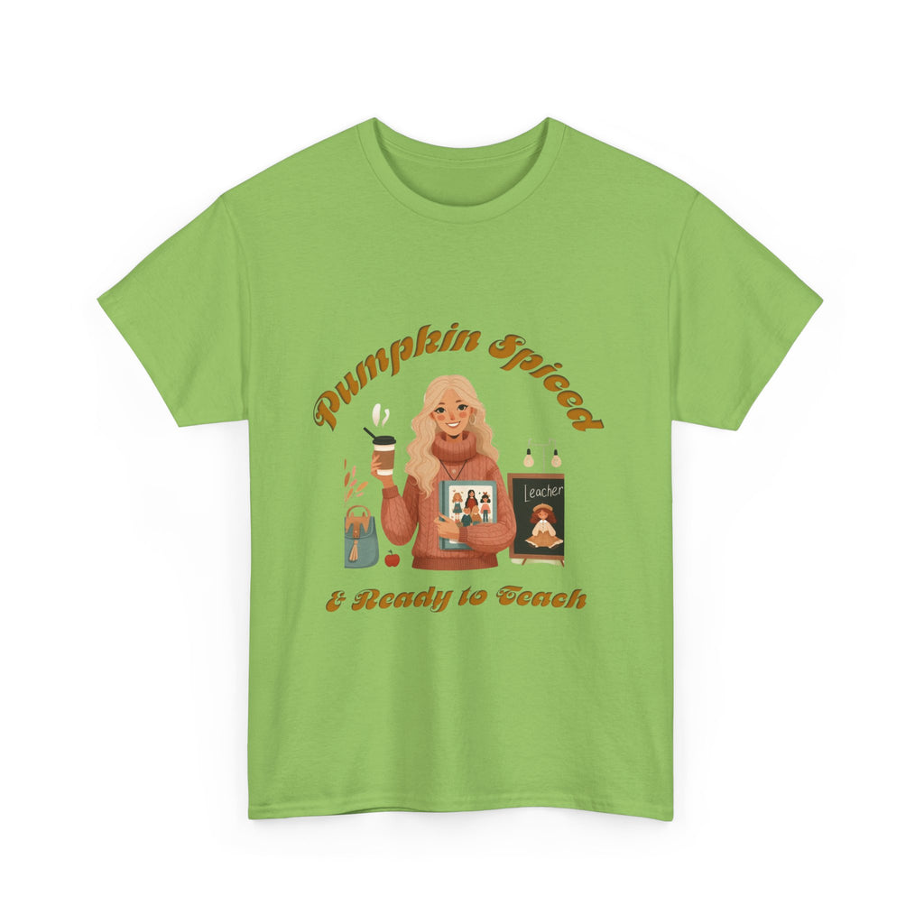 Pumpkin Spiced 6 Unisex Heavy Cotton Tee