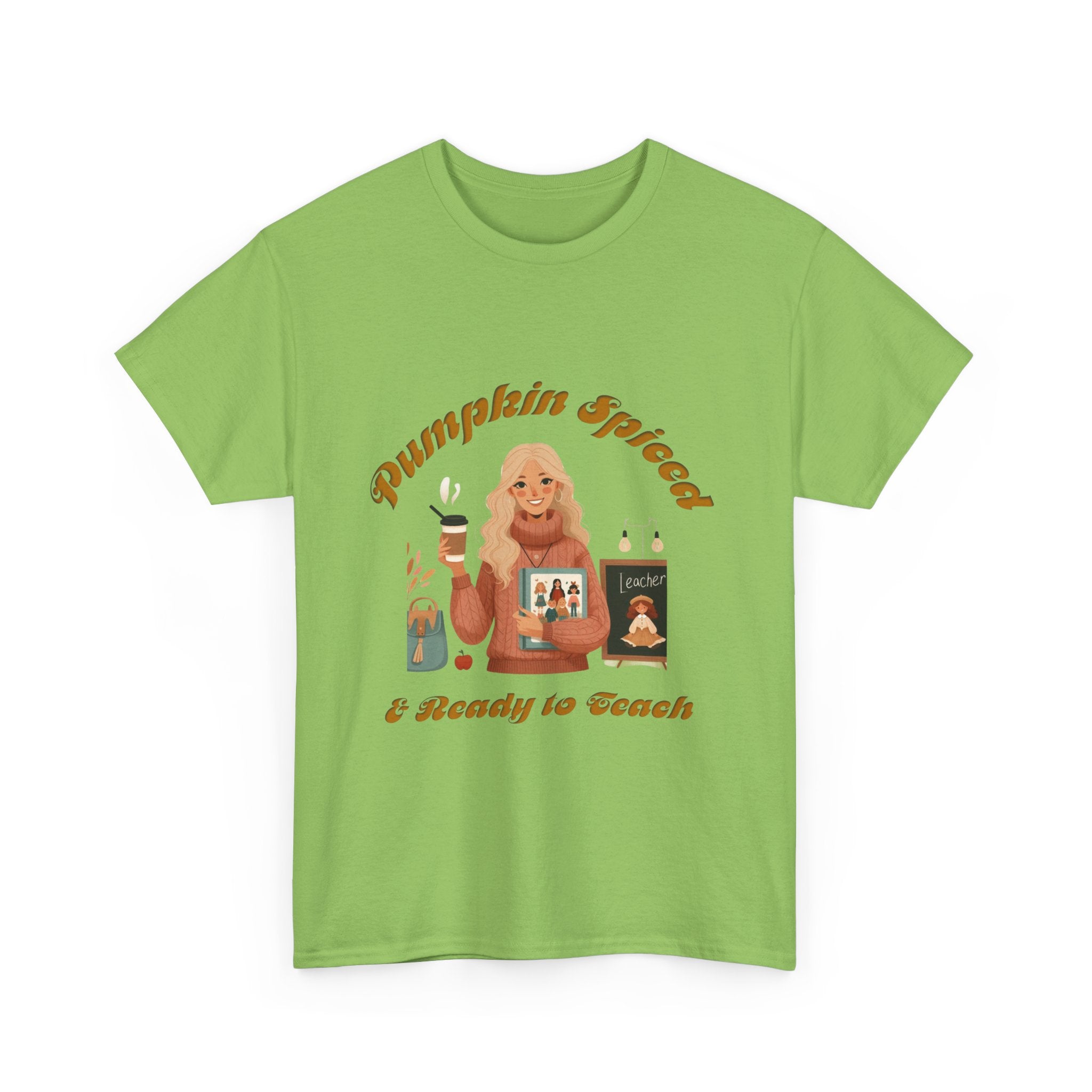 Pumpkin Spiced 6 Unisex Heavy Cotton Tee
