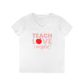 Teach Love Inspire Ladies' V-Neck T-Shirt