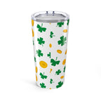 20oz Tumbler Shamrocks and Gold