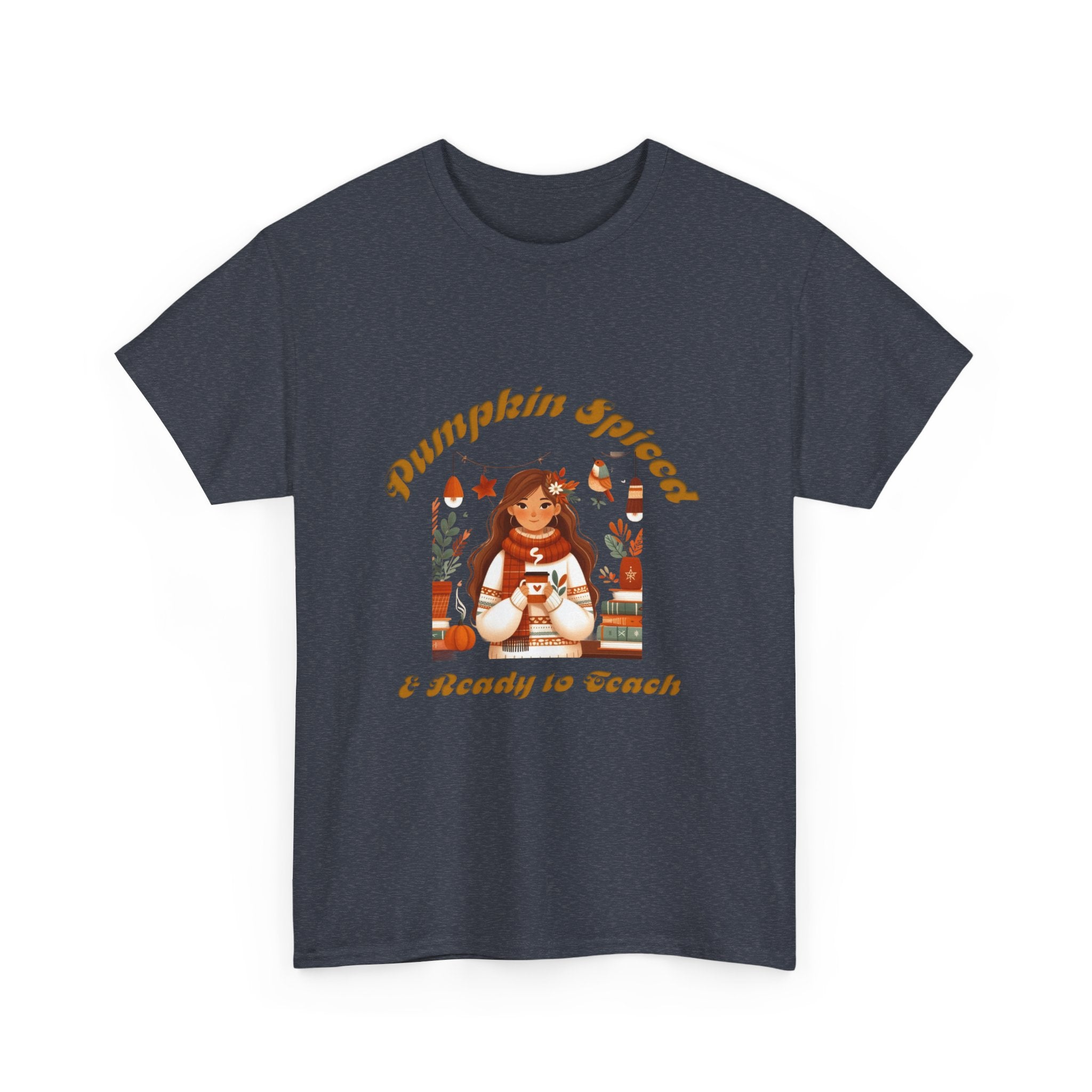 Pumpkin Spiced 3 Unisex Heavy Cotton Tee