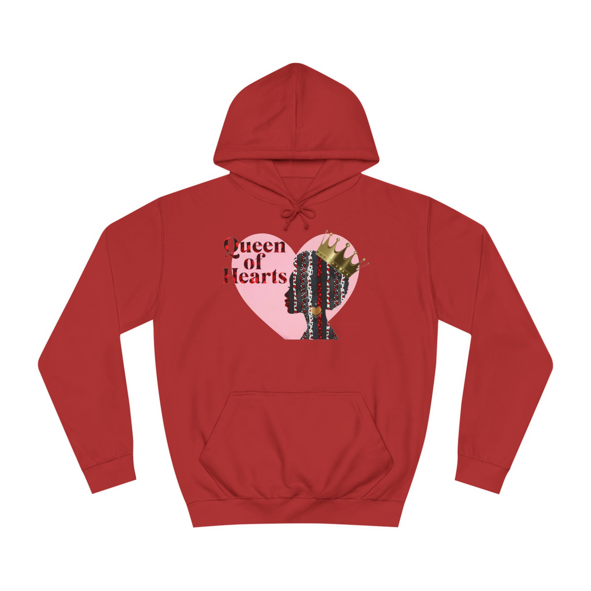 Queen of Hearts Unisex College Hoodie