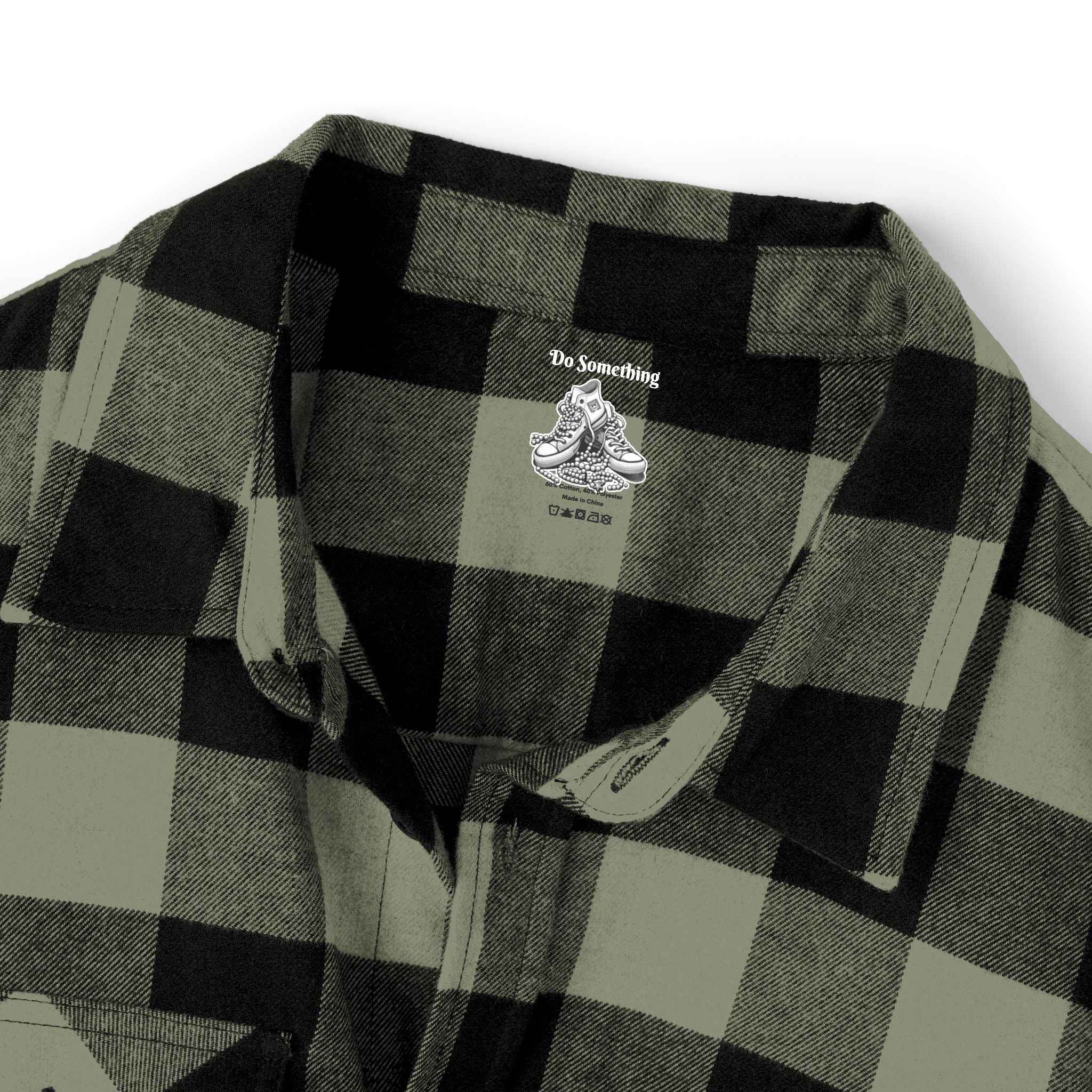Do Something Unisex Flannel Shirt