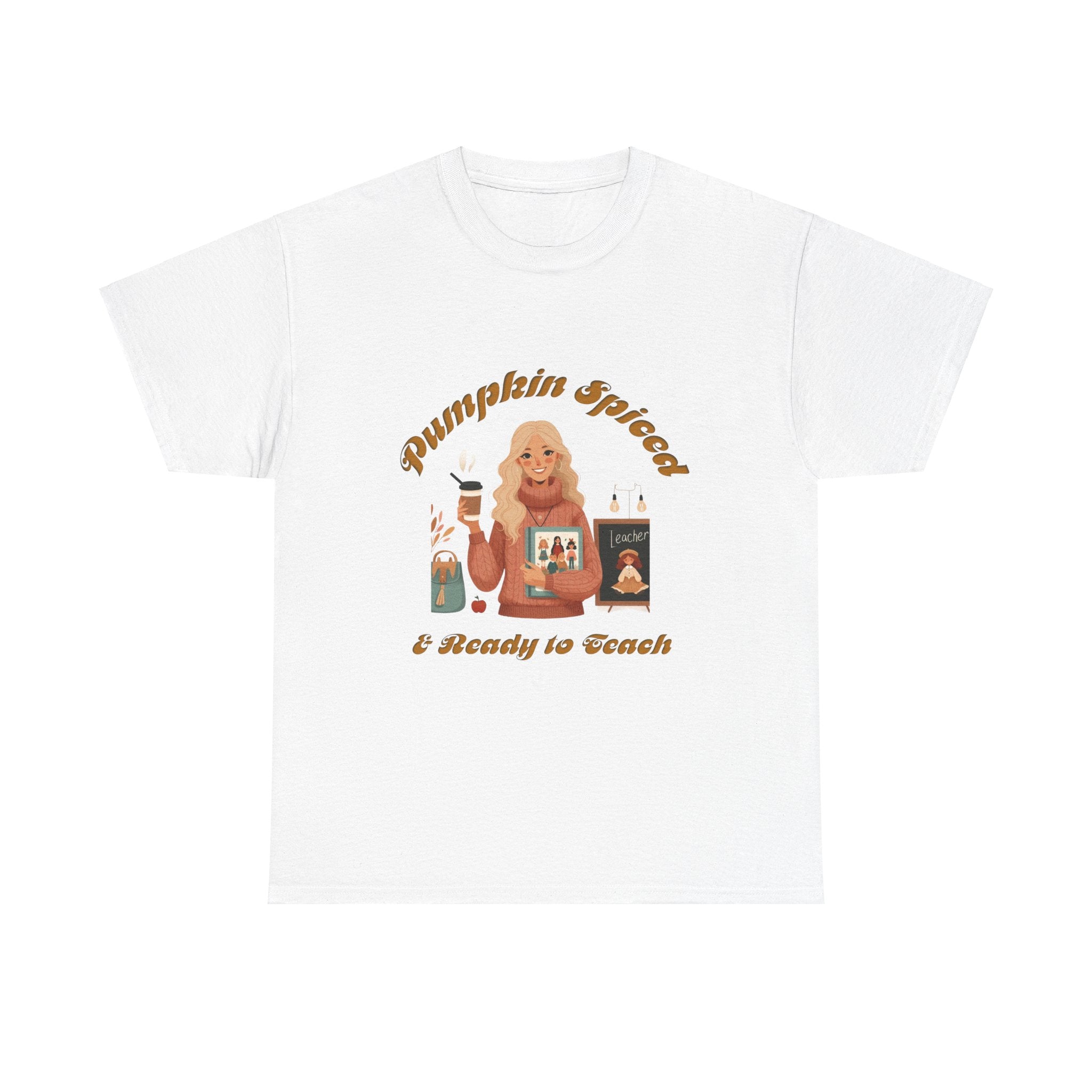 Pumpkin Spiced 6 Unisex Heavy Cotton Tee