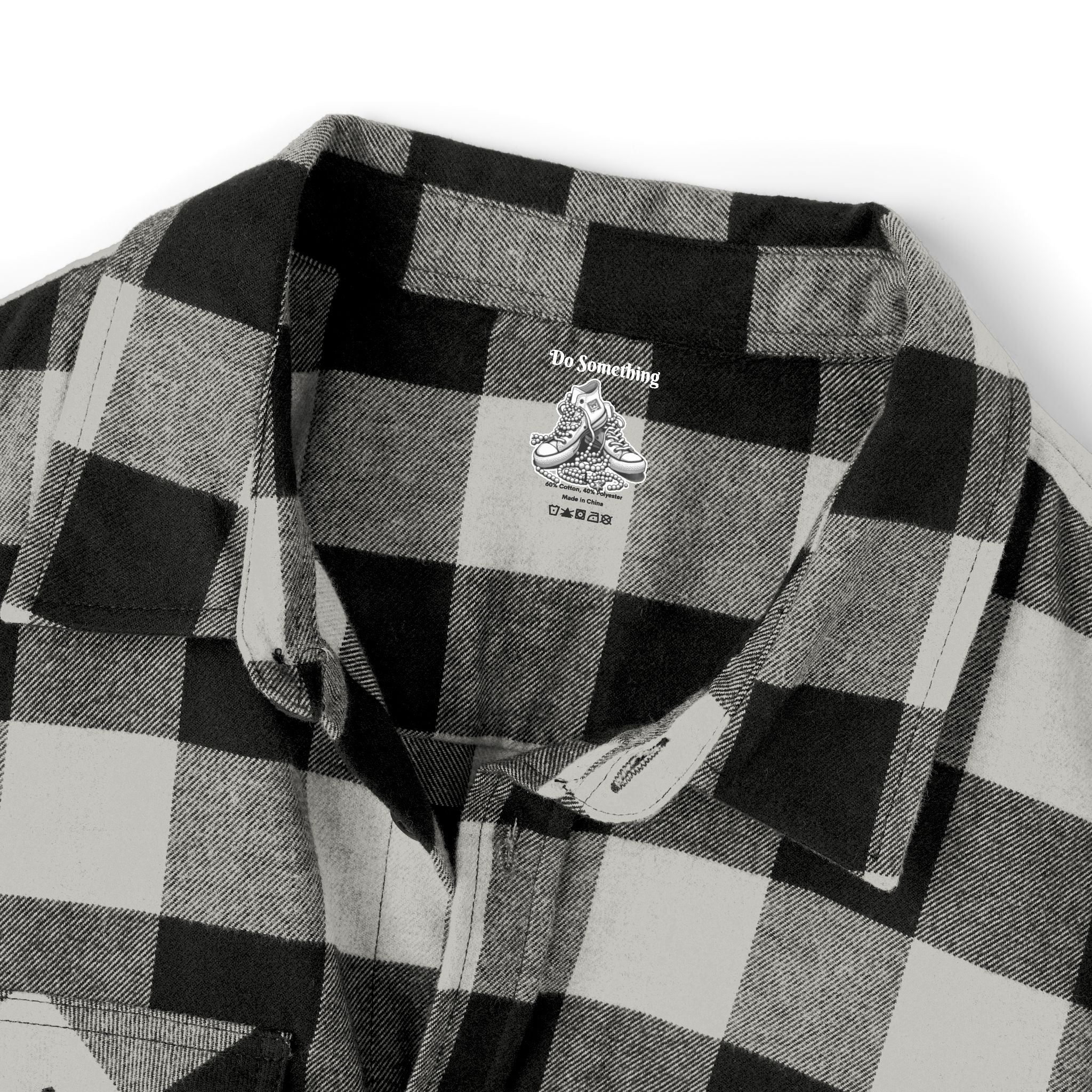 Do Something Unisex Flannel Shirt