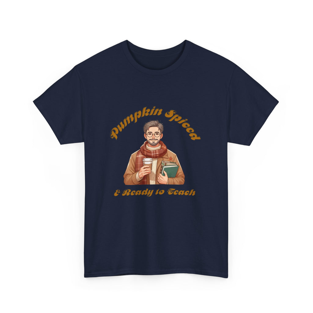 Pumpkin Spiced 7 Unisex Heavy Cotton Tee