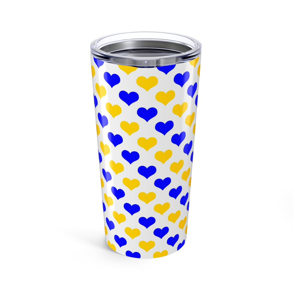 20oz Tumbler Heart Pattern