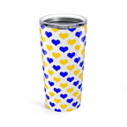 20oz Tumbler Heart Pattern