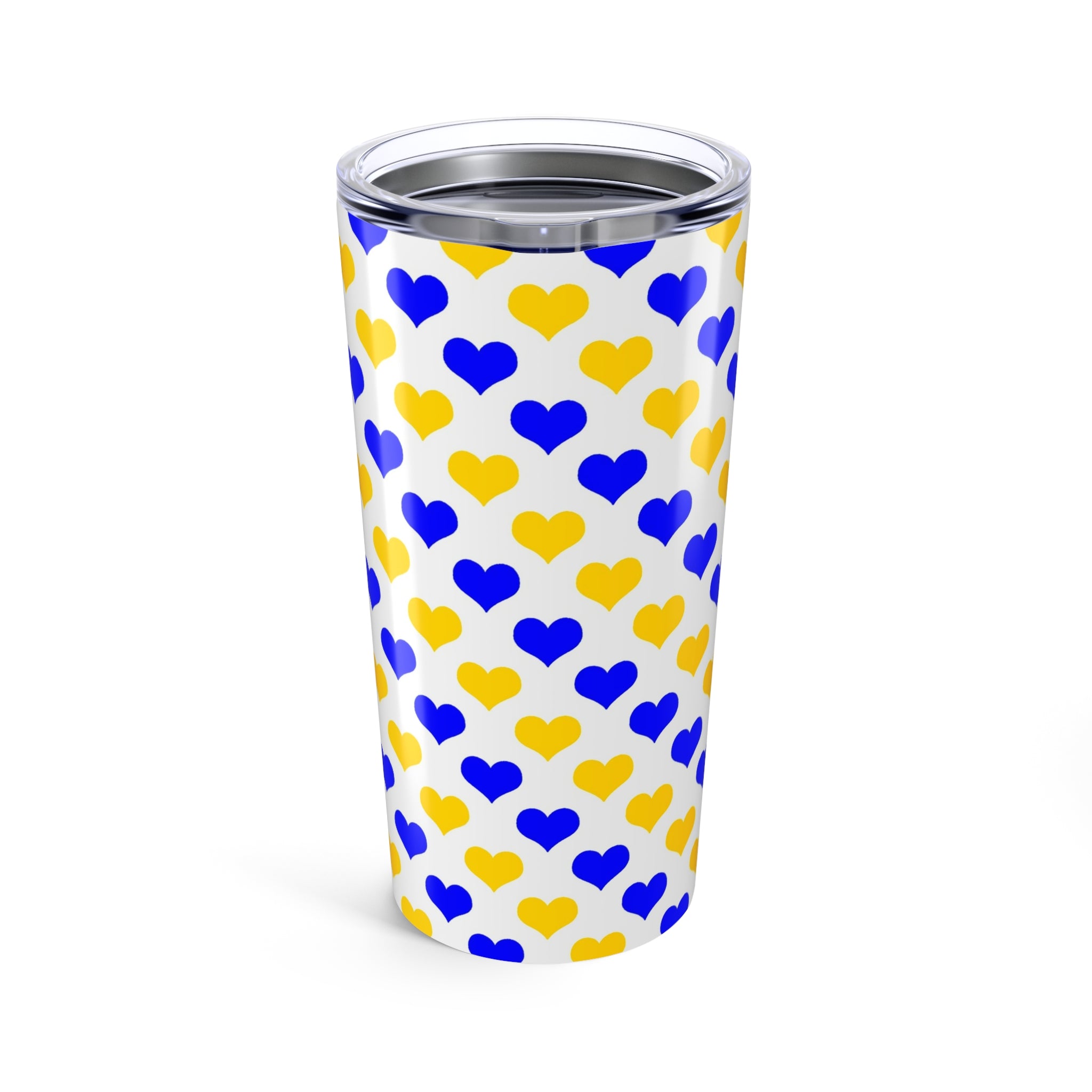 20oz Tumbler Heart Pattern