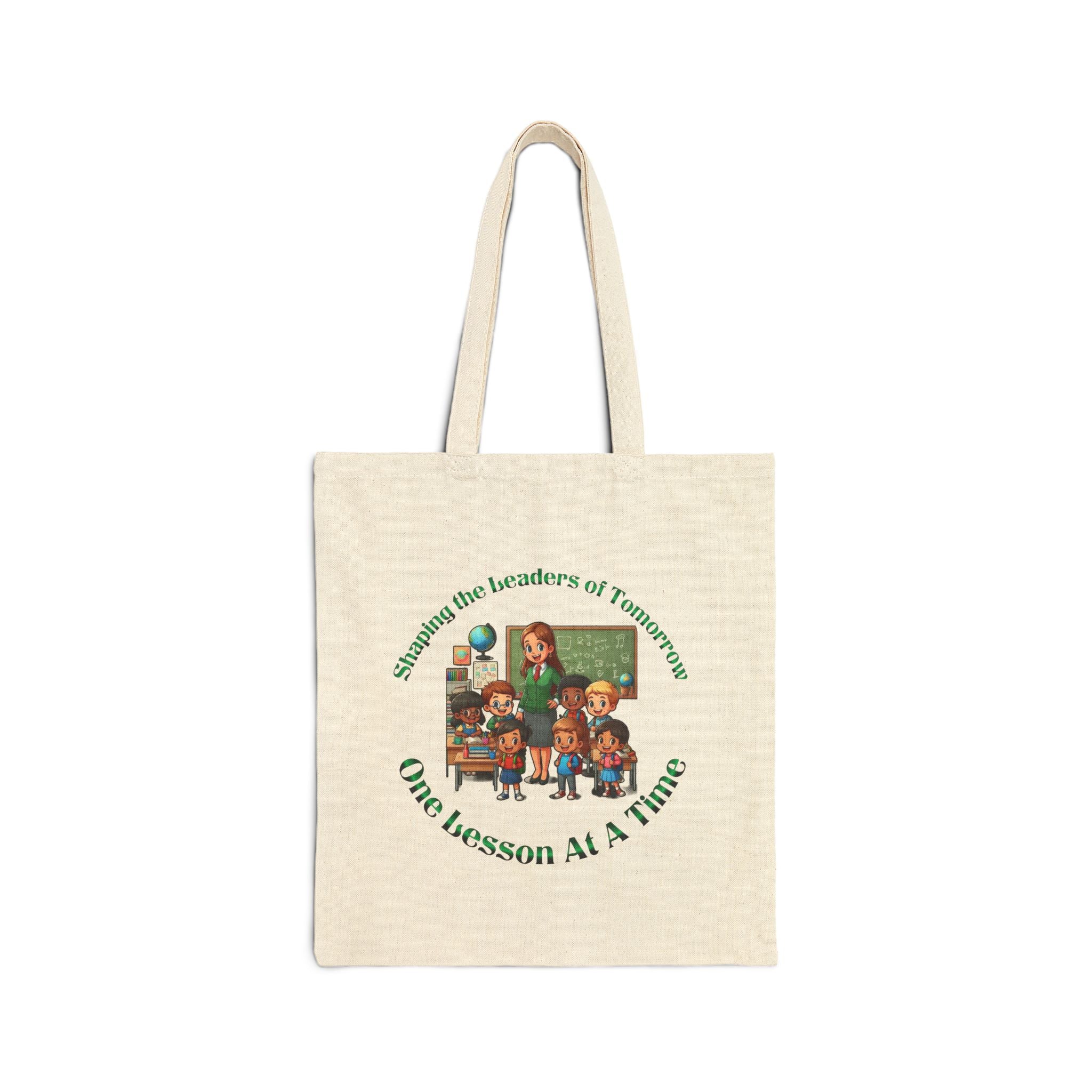 Shaping the Leaders of Tomorrow Cotton Canvas Tote Bag