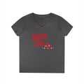 Riding Solo Valentine Ladies V-Neck Tee