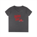 Riding Solo Valentine Ladies V-Neck Tee