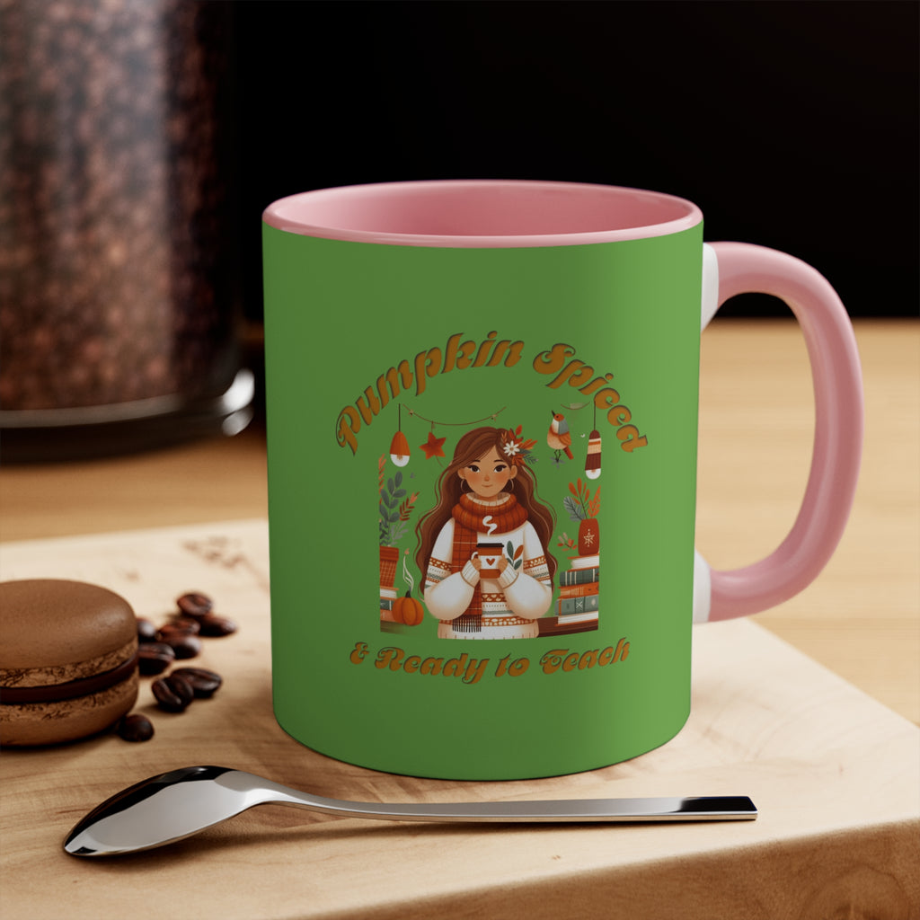 Pumpkin Spiced 3 11oz Accent Mug
