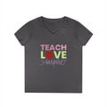 Teach Love Inspire Ladies' V-Neck T-Shirt