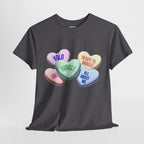 Single Hearts Valentine Unisex Tee