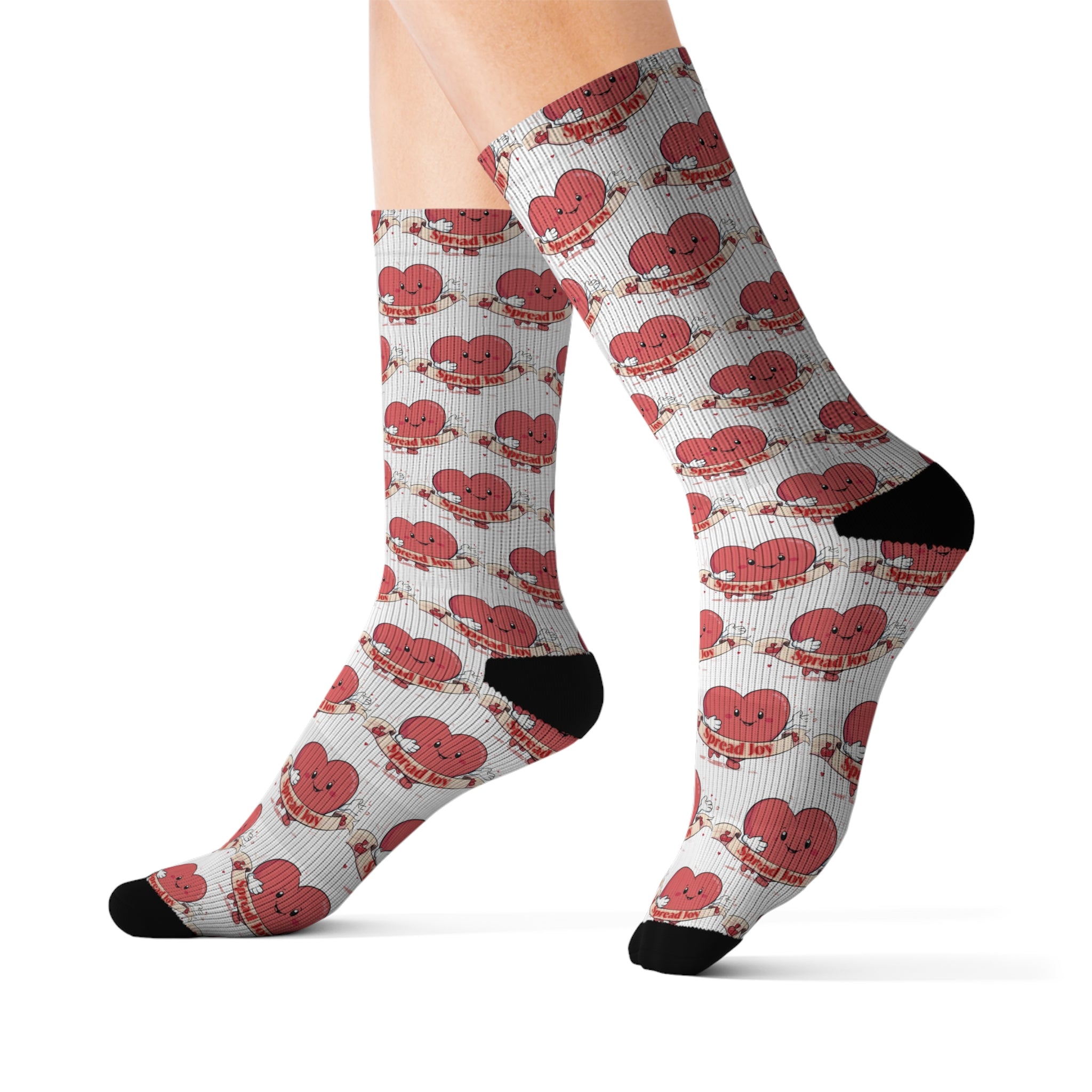 Spread Joy Valentine's Socks