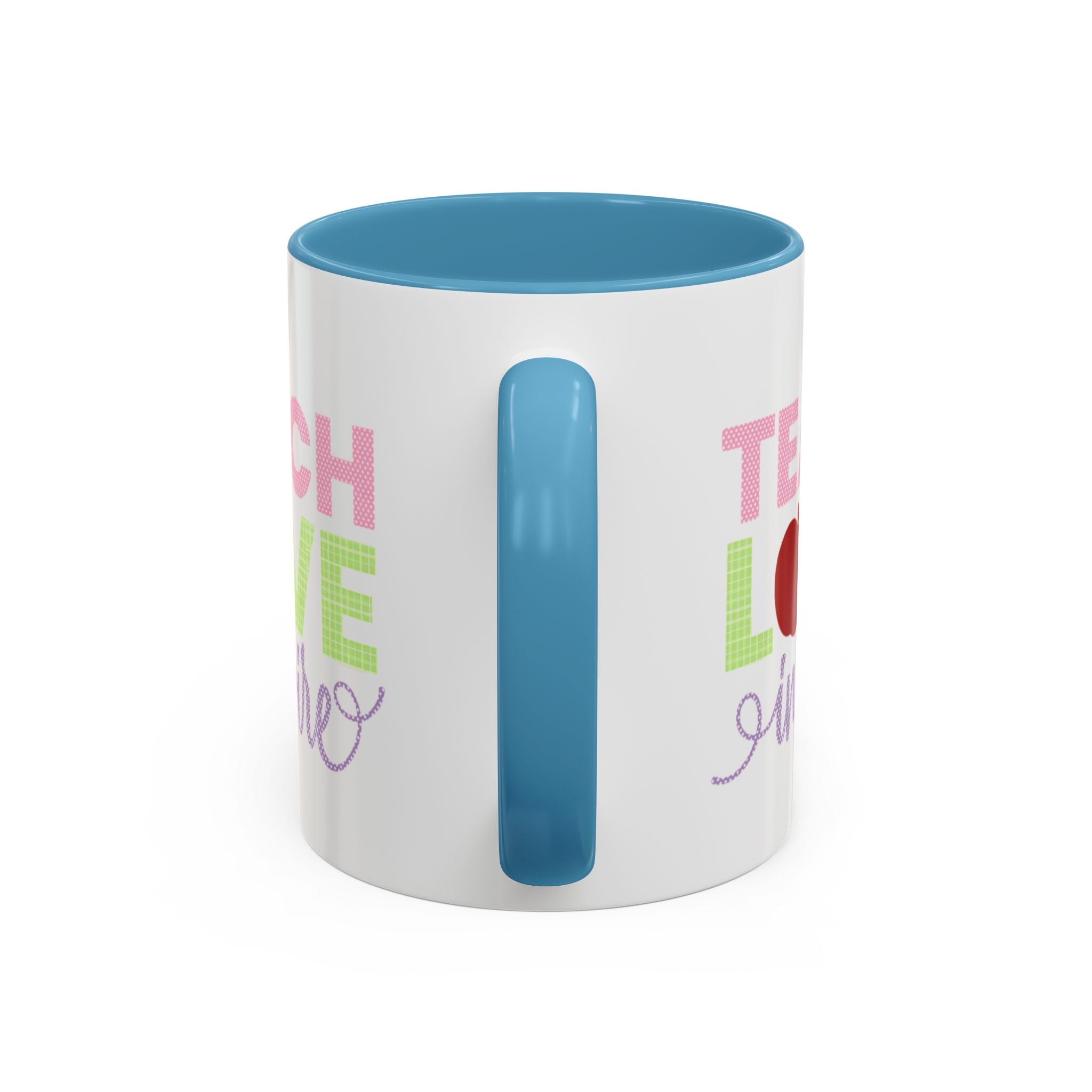 Teach Love Inspire Accent Coffee Mug