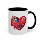 Teaching is Love Valentine’s Accent Coffee Mug (11oz, 15oz)