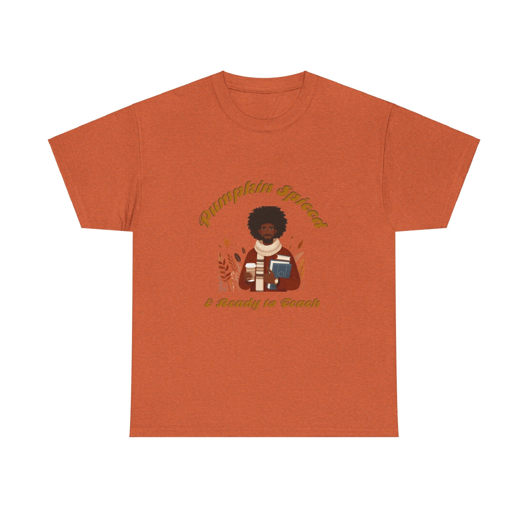 Pumpkin Spiced 4 Unisex Heavy Cotton Tee