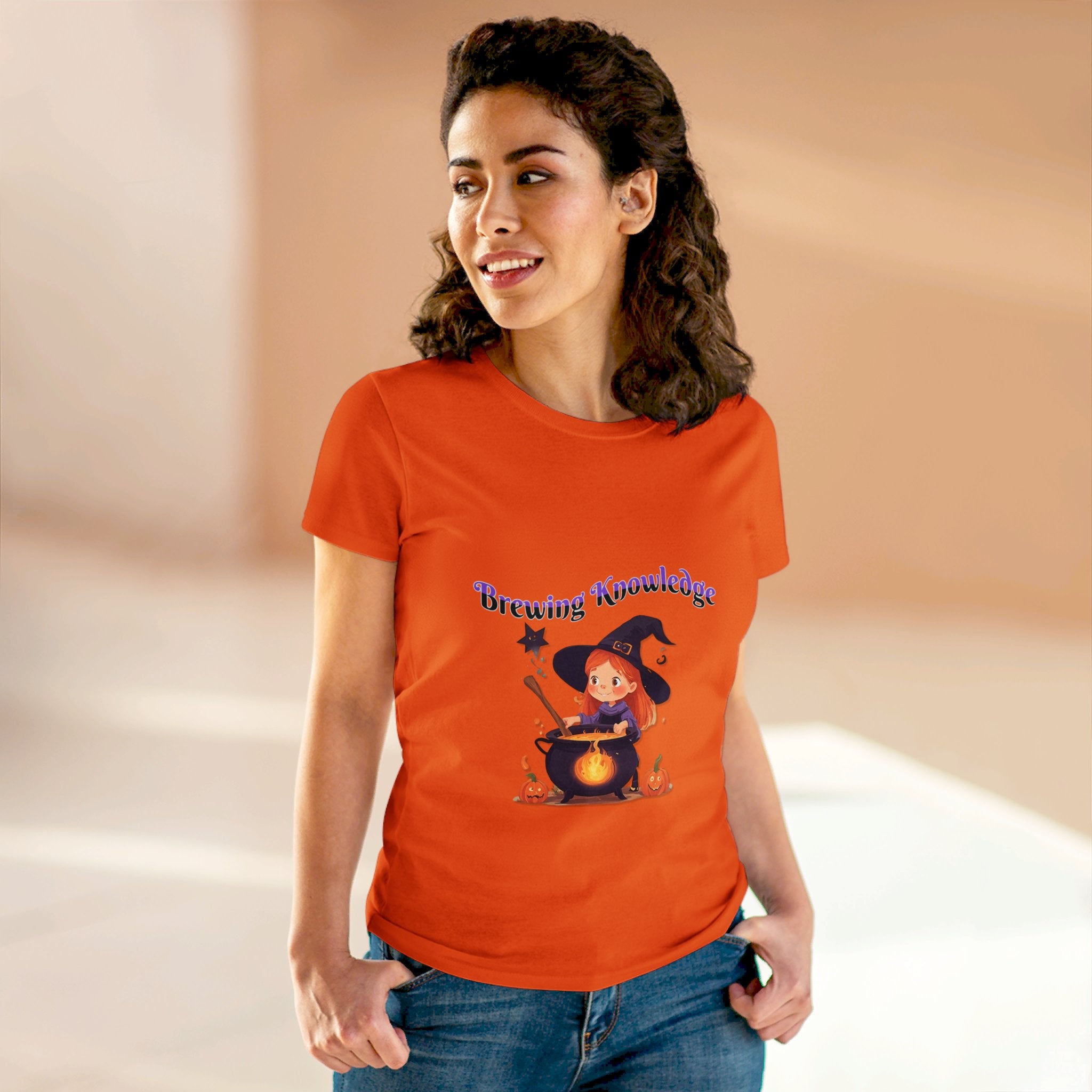 Brewing Knowledge 2 Women's Midweight Cotton Tee