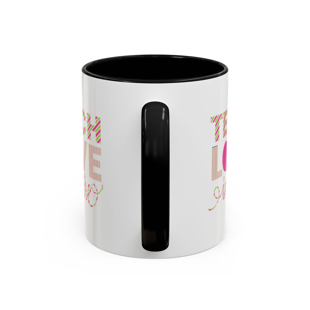 Teach Love Inspire Accent Coffee Mug