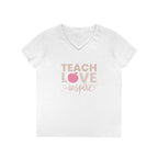 Teach Love Inspire Ladies' V-Neck T-Shirt