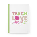 Teach Love Inspire Hardcover Pink Journal