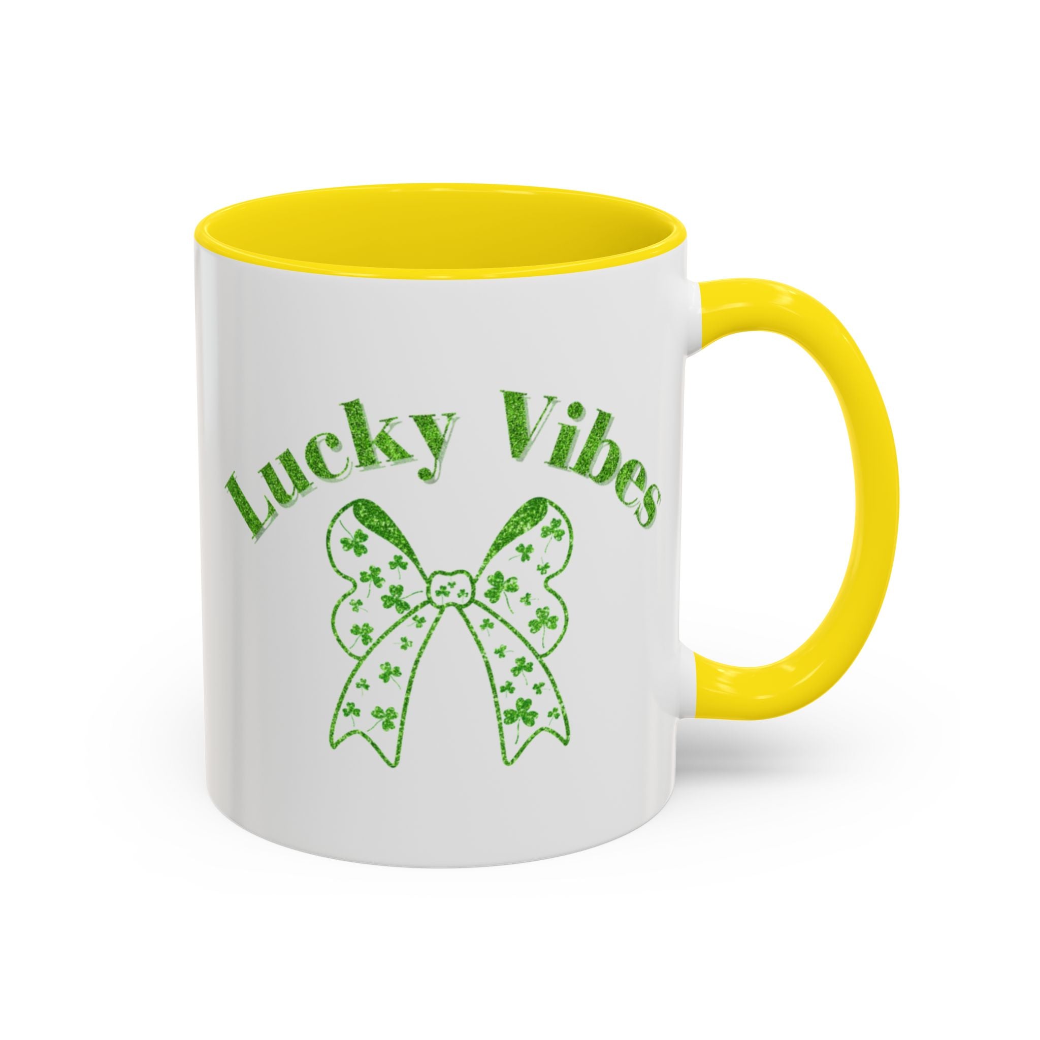 Lucky Vibes Accent Coffee Mug