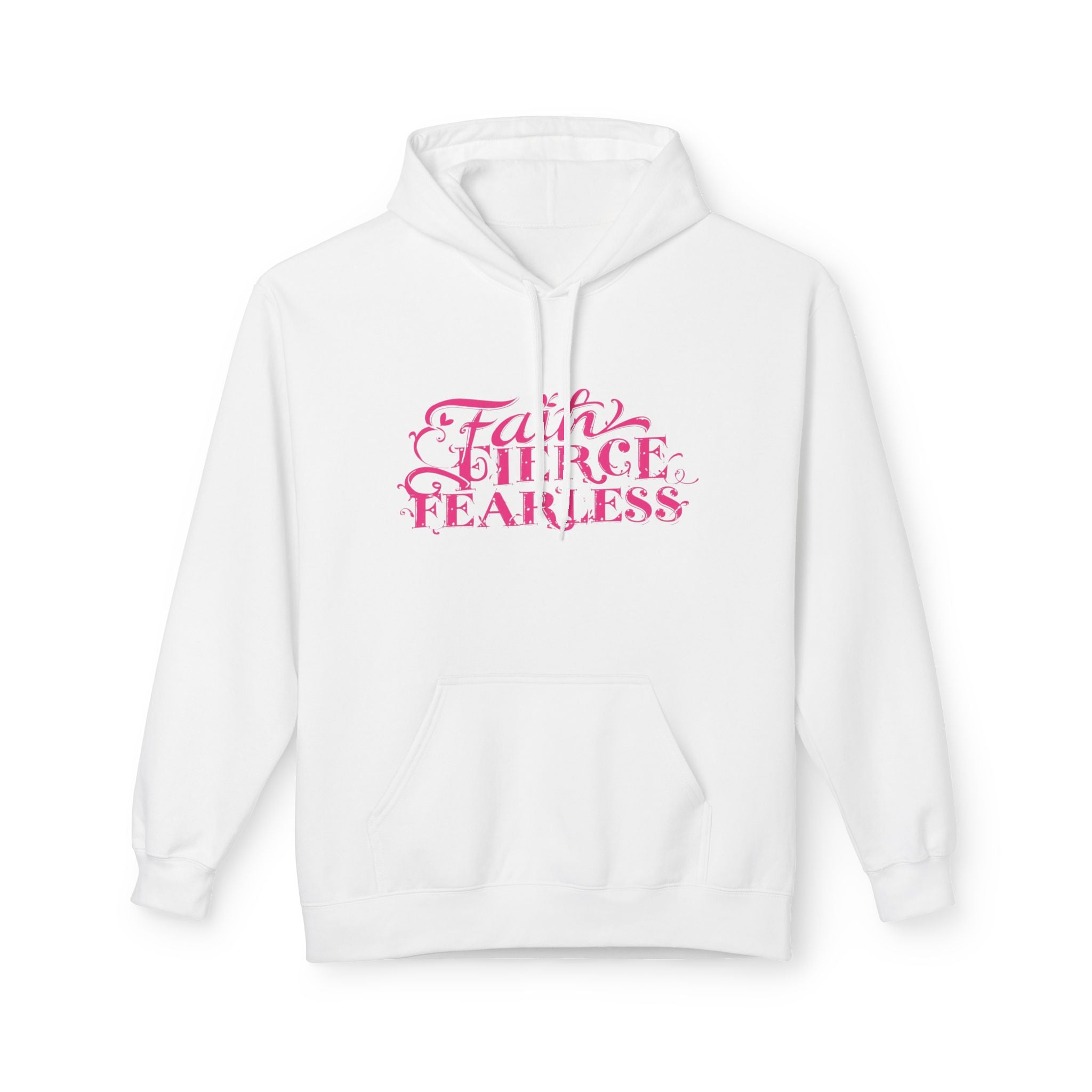 MVC Goes Pink: Faith, Fierce, Fearless Fleece Hoodie