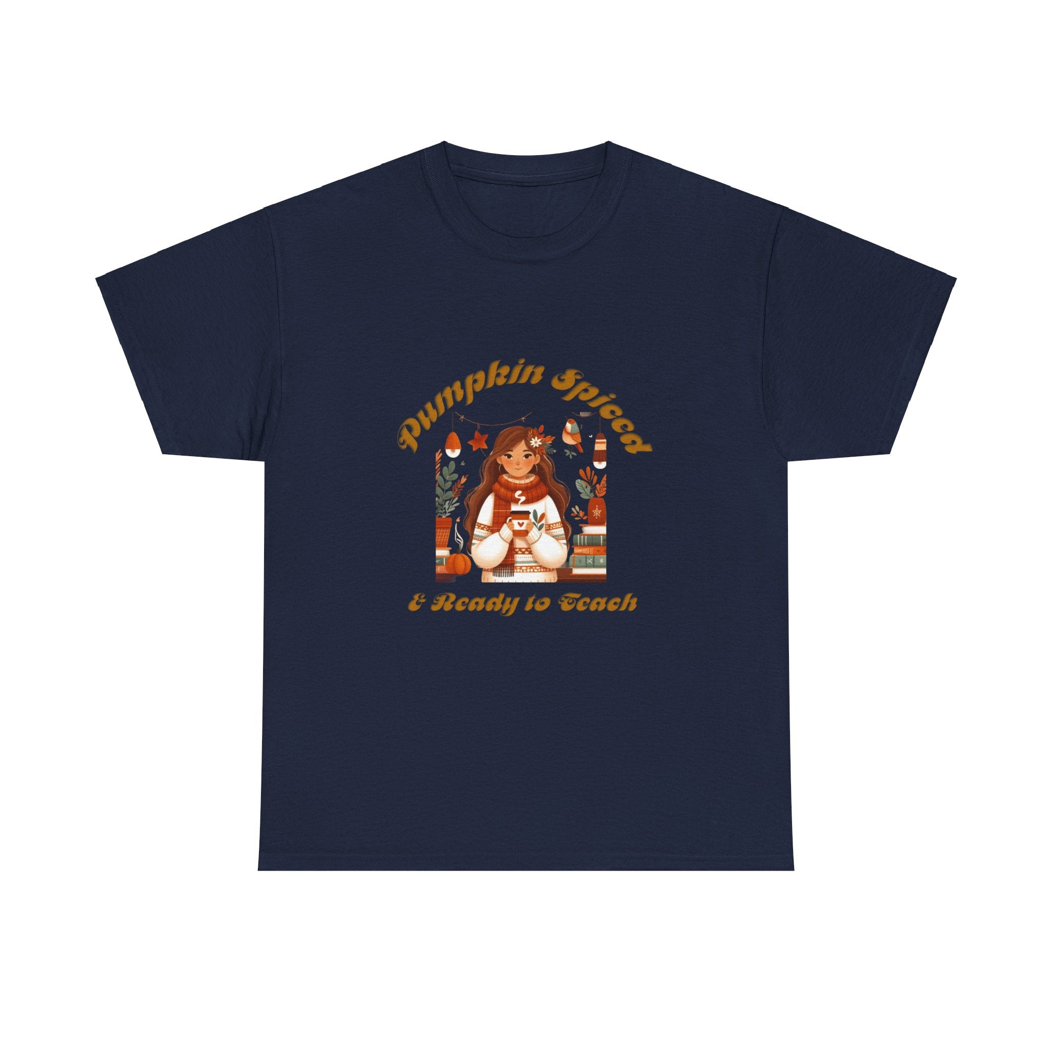 Pumpkin Spiced 3 Unisex Heavy Cotton Tee