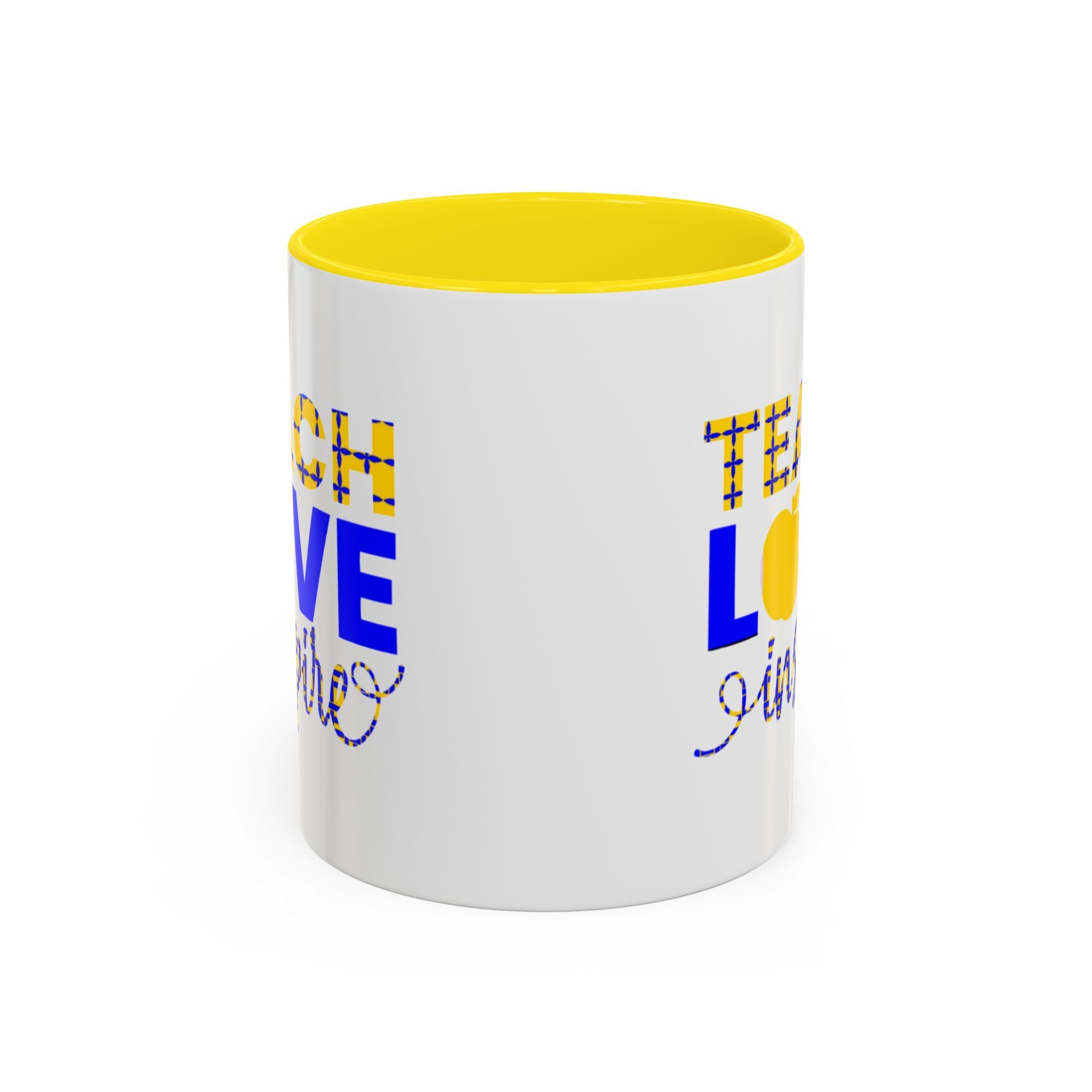 Teach Love Inspire Accent Coffee Mug