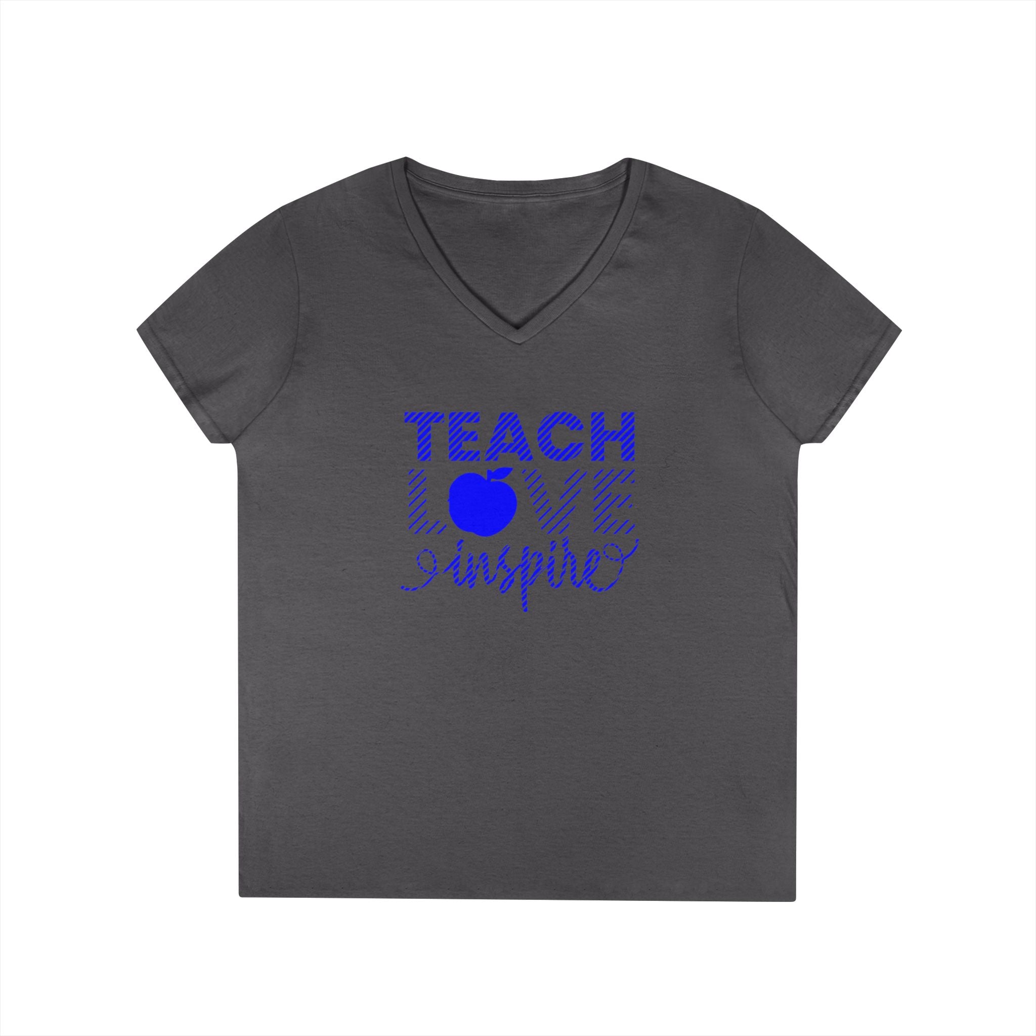 Teach Love Inspire Ladies' V-Neck T-Shirt