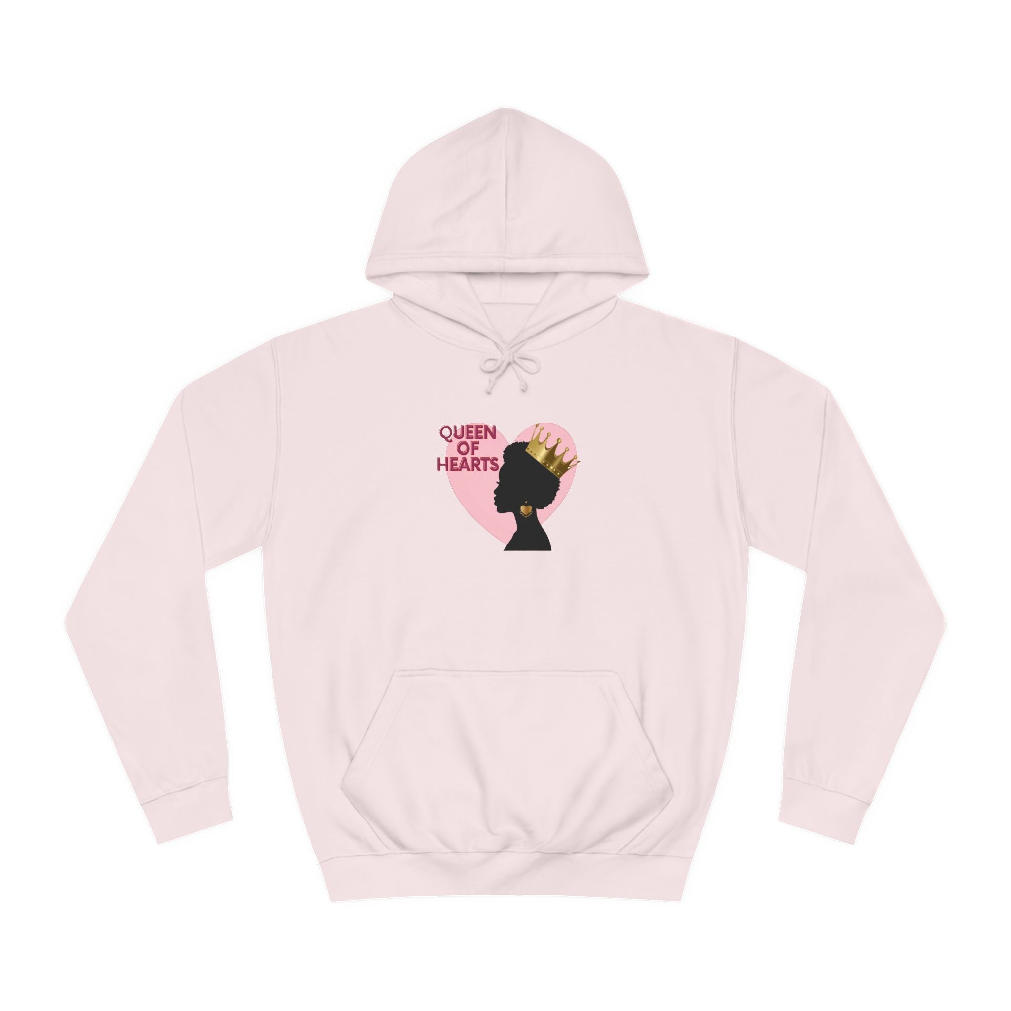 Queen of Hearts Unisex College Hoodie