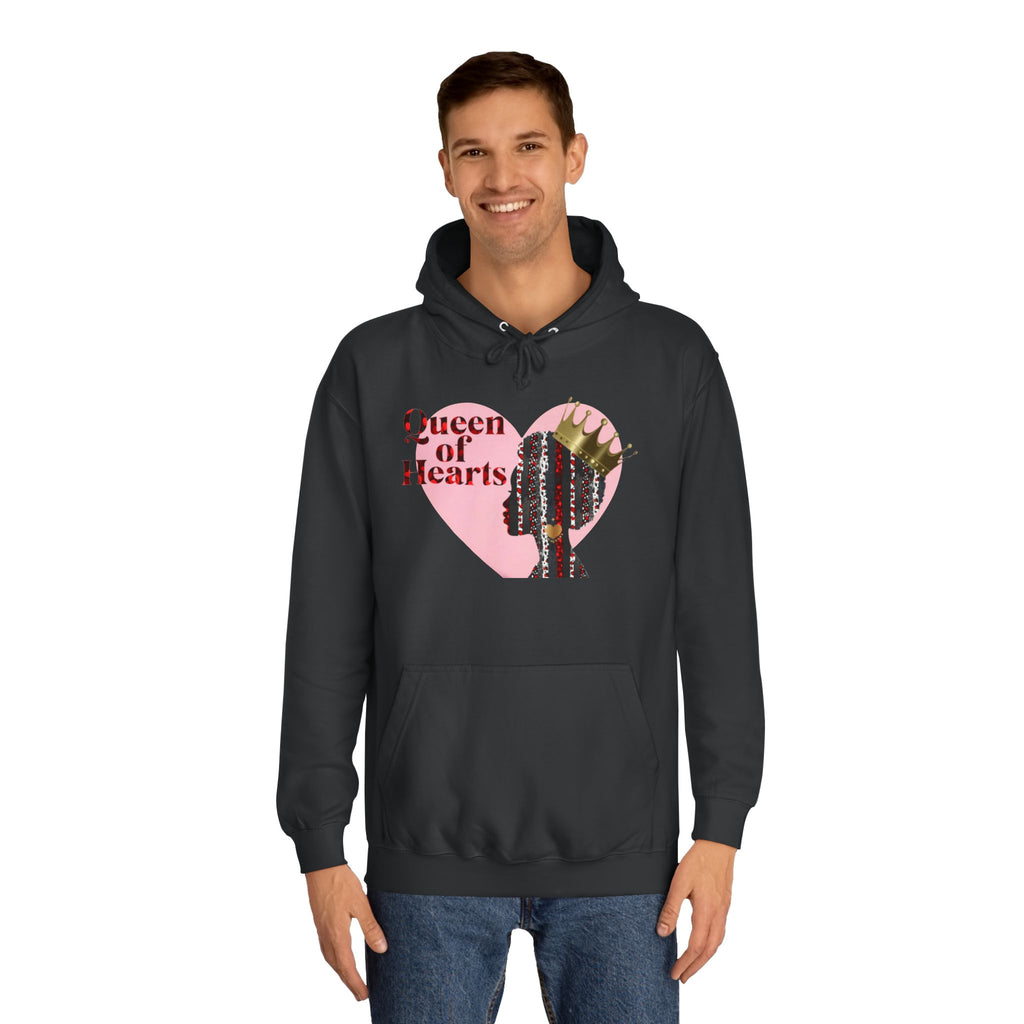 Queen of Hearts Unisex College Hoodie
