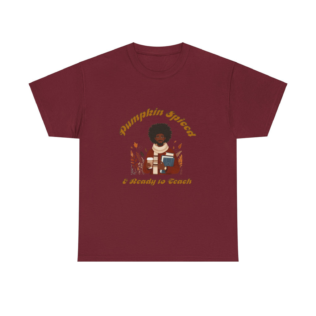 Pumpkin Spiced 4 Unisex Heavy Cotton Tee