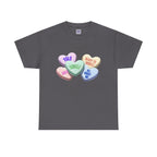 Single Hearts Valentine Unisex Tee